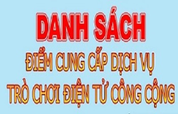 Danh sách các cơ sở kinh doanh được cấp Giấy chứng nhận đủ điều kiện hoạt động dịch vụ trò chơi điện tử công cộng trên địa bàn quận tính đến ngày 31/03/2024