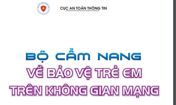 Tuyên truyền “Bộ cẩm nang về bảo vệ trẻ em trên không gian mạng”.